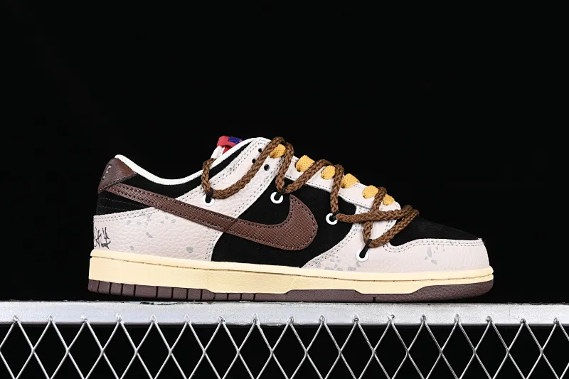 All Categories Nk SB Dunk Series Nk SB Dunk Low Low-top sneakers Nk Dunk Low Panda Prank-street lines graffiti distressed SB strap low-top casual sneakers DR9704-200